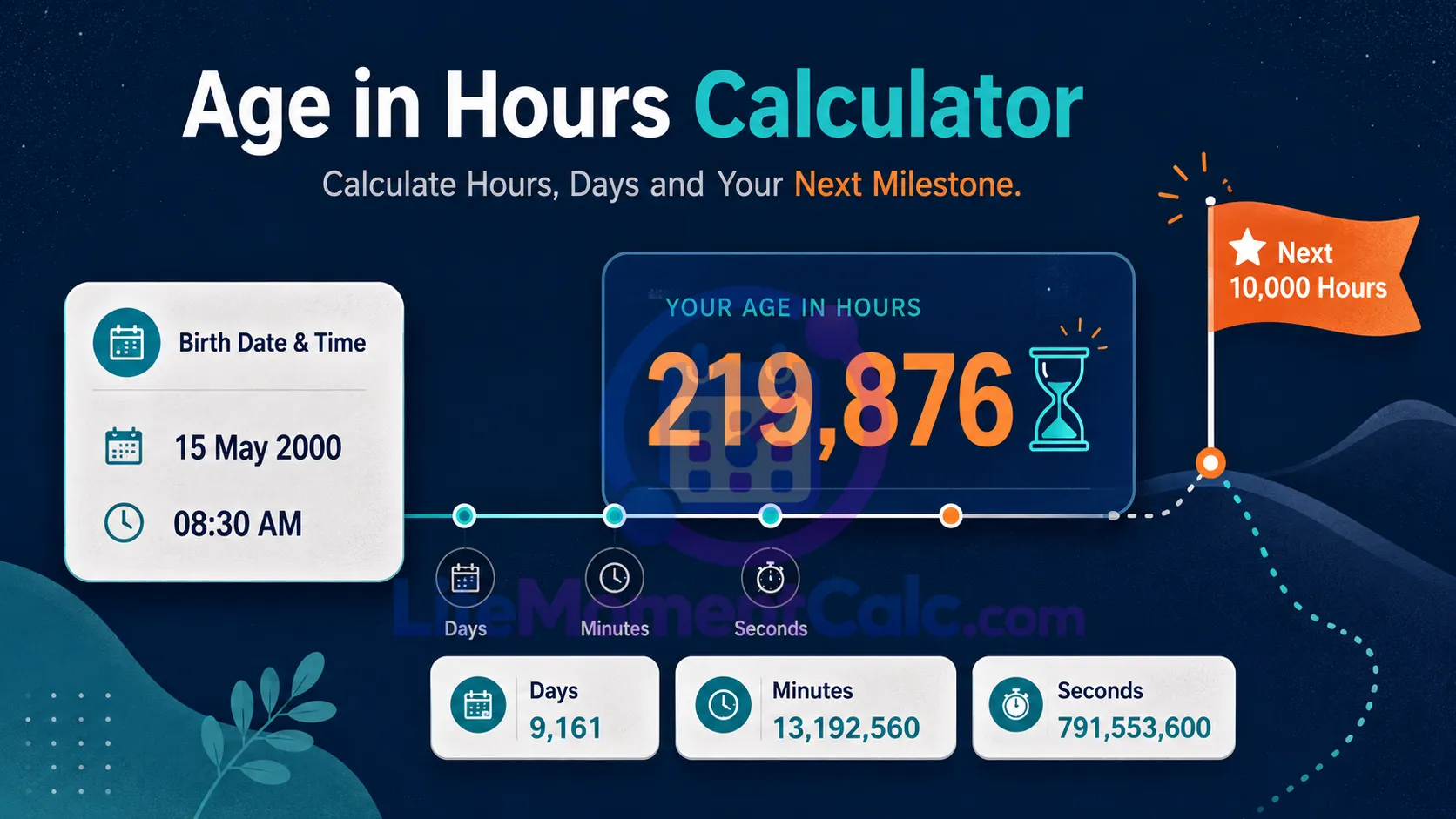 Read more about the article Age in Hours Calculator – Hours, Days and Milestones