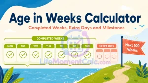 Read more about the article Age in Weeks Calculator – Full Weeks and Extra Days
