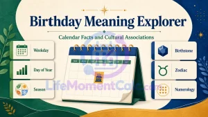 Read more about the article Birthday Meaning Explorer for Facts and Symbols