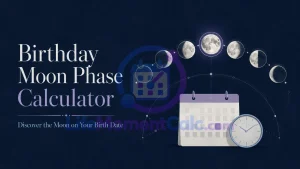Read more about the article Birthday Moon Phase Calculator for Your Birth Moon
