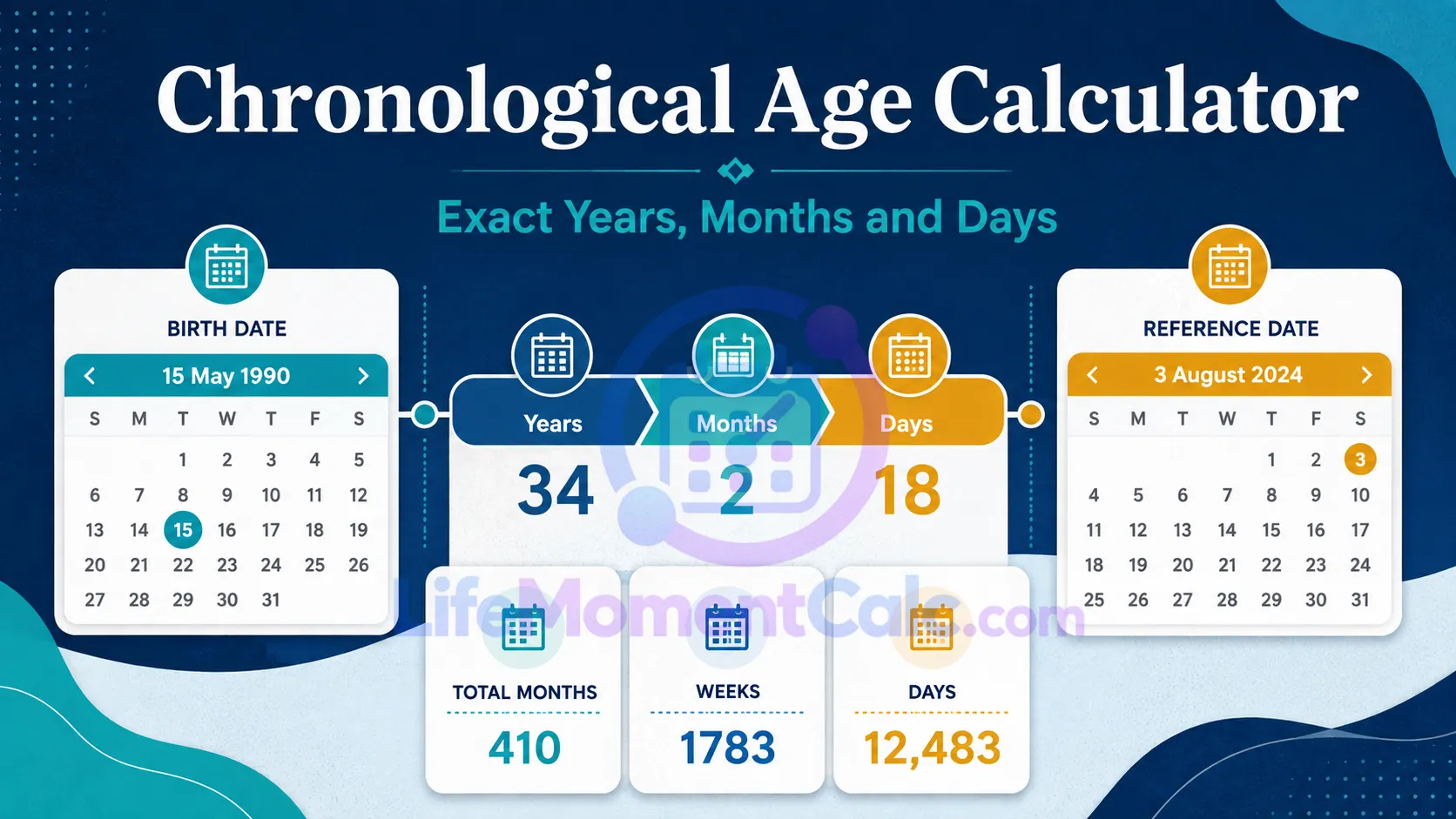 Read more about the article Chronological Age Calculator – Exact Years, Months and Days