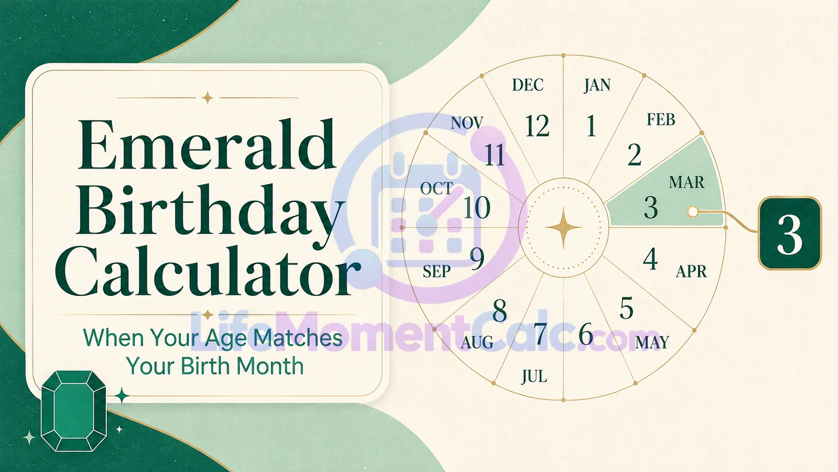 Read more about the article Emerald Birthday Calculator – Find Your Birth-Month Milestone
