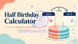 Read more about the article Half Birthday Calculator – Find Your Exact Half Birthday