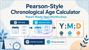 Read more about the article Pearson-Style Chronological Age Calculator – Assessments