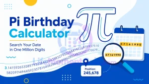 Read more about the article Pi Birthday Calculator for Finding Your Date in Pi