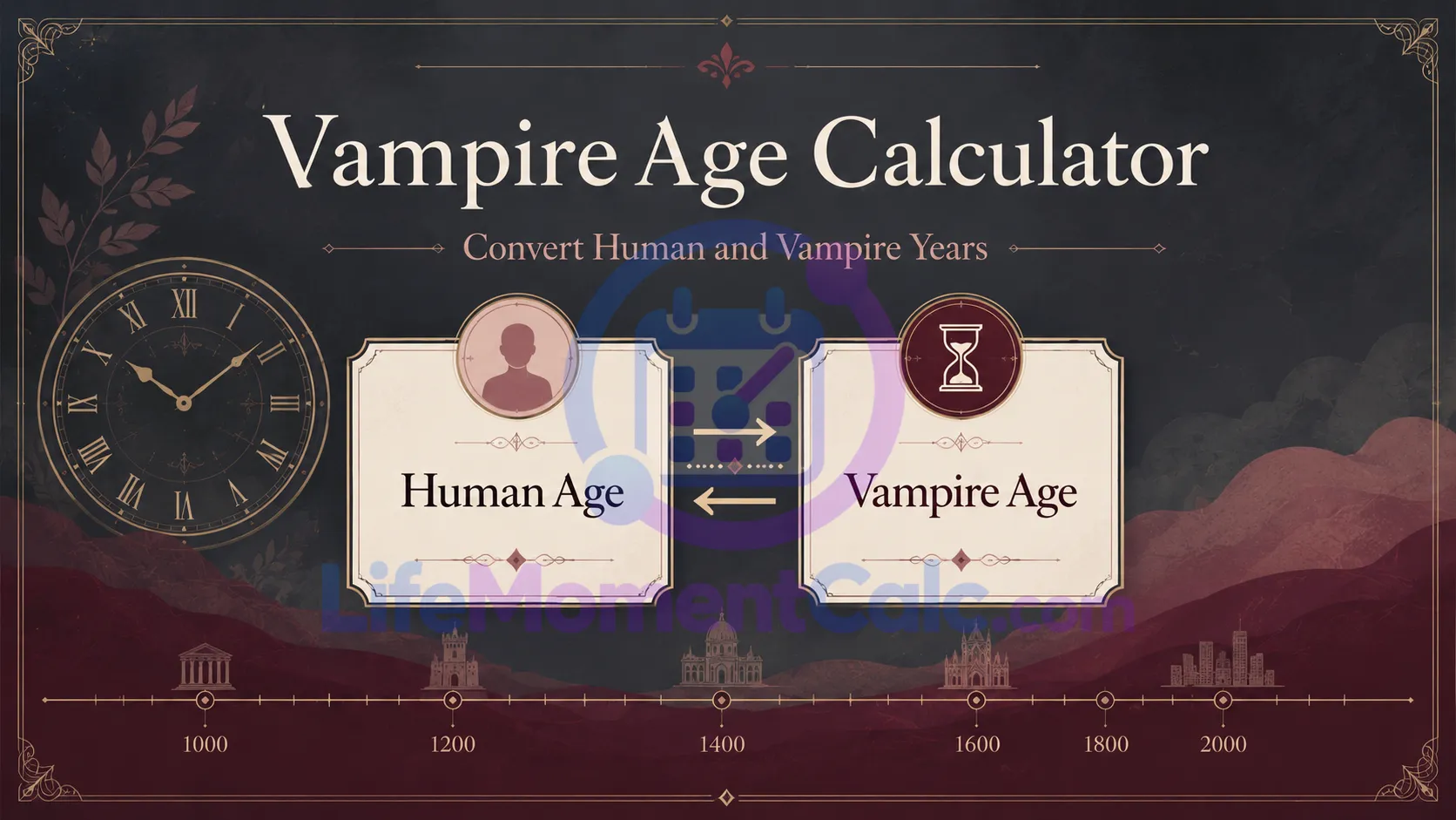 Read more about the article Vampire Age Calculator for Human and Vampire Ages